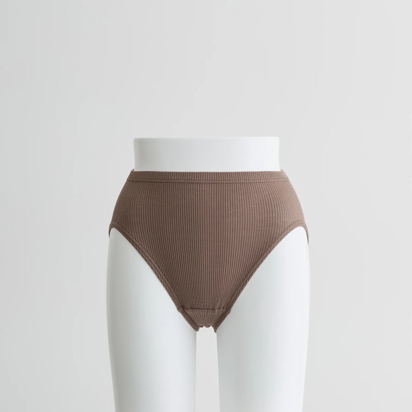 MUUGI  コットンシルクリブ レギュラーショーツ