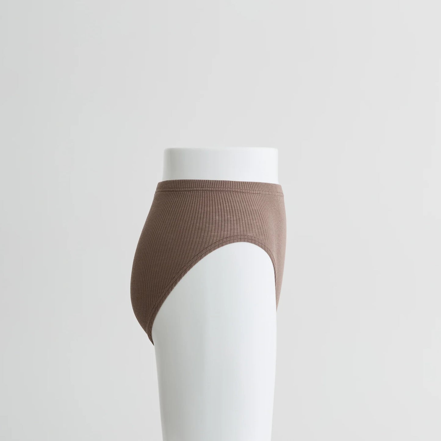 MUUGI  コットンシルクリブ レギュラーショーツ