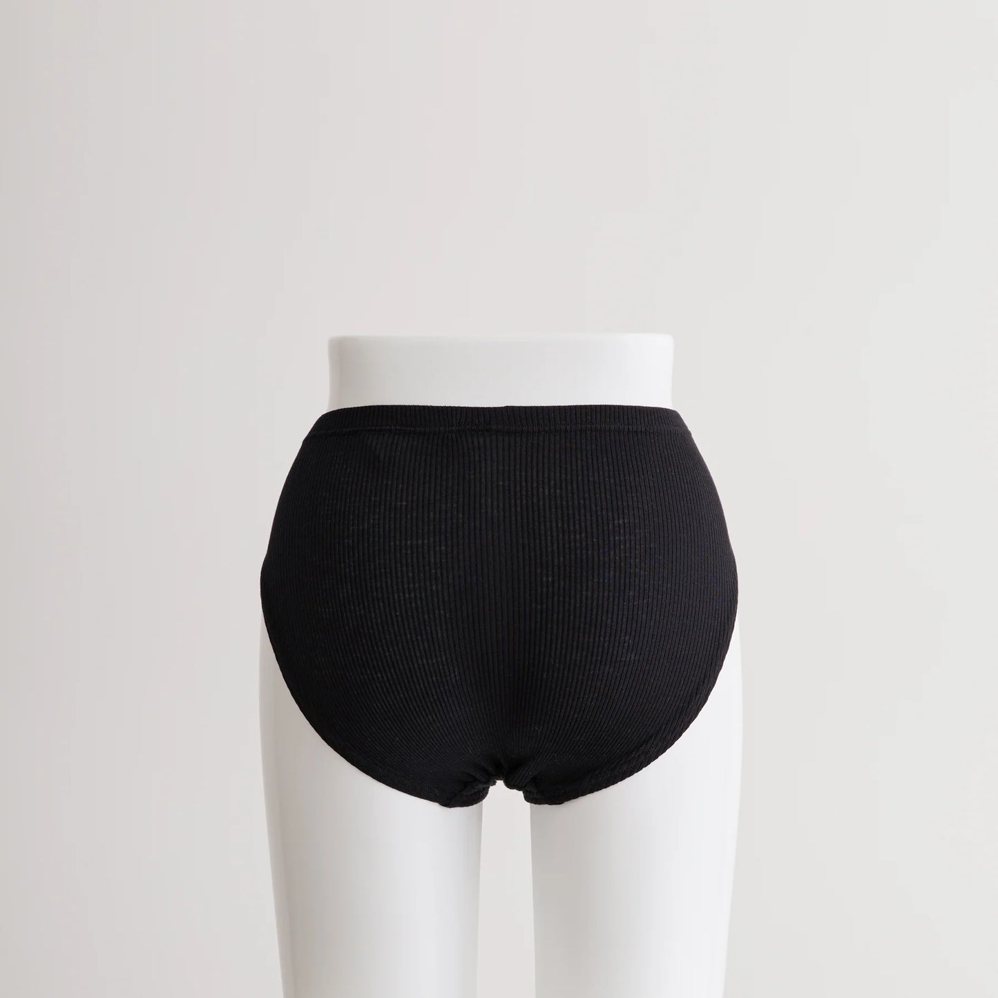 MUUGI   コットンシルクリブ レギュラーショーツ