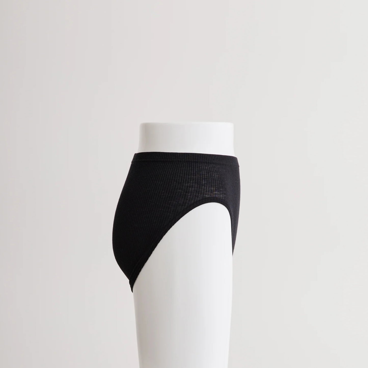 MUUGI   コットンシルクリブ レギュラーショーツ
