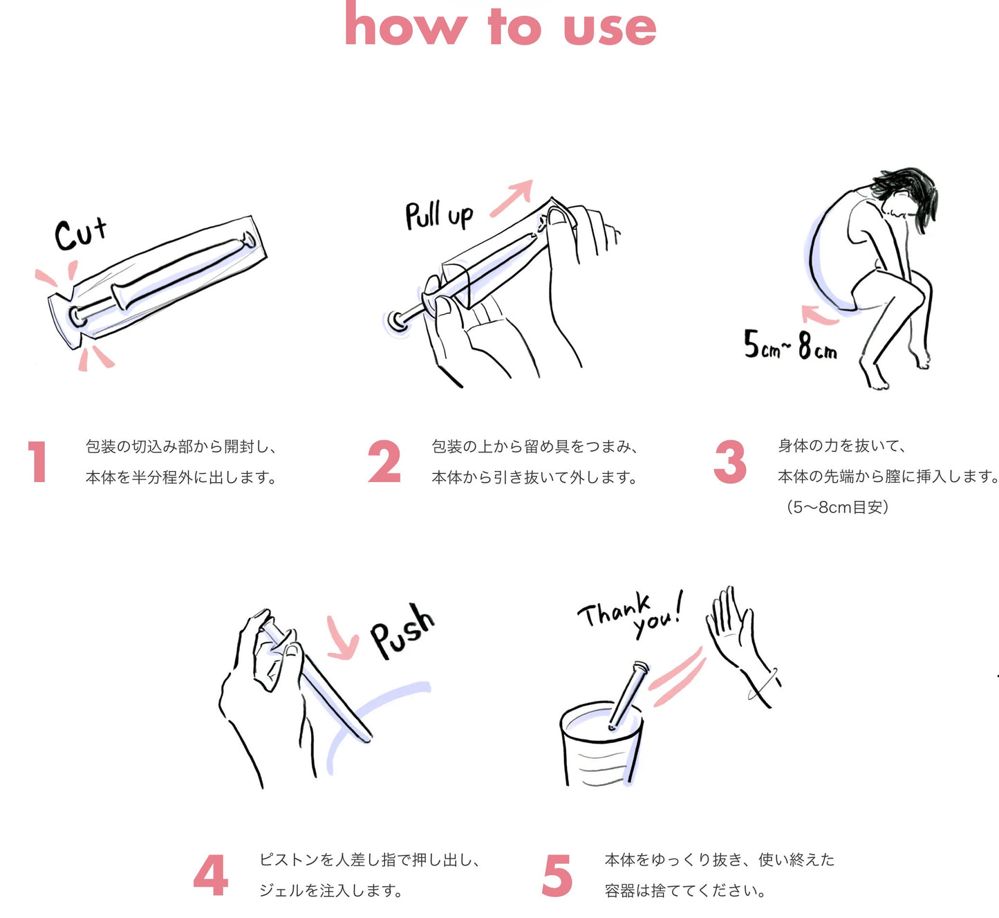 hemmate   inside care gel 1pc 膣洗浄ジェル