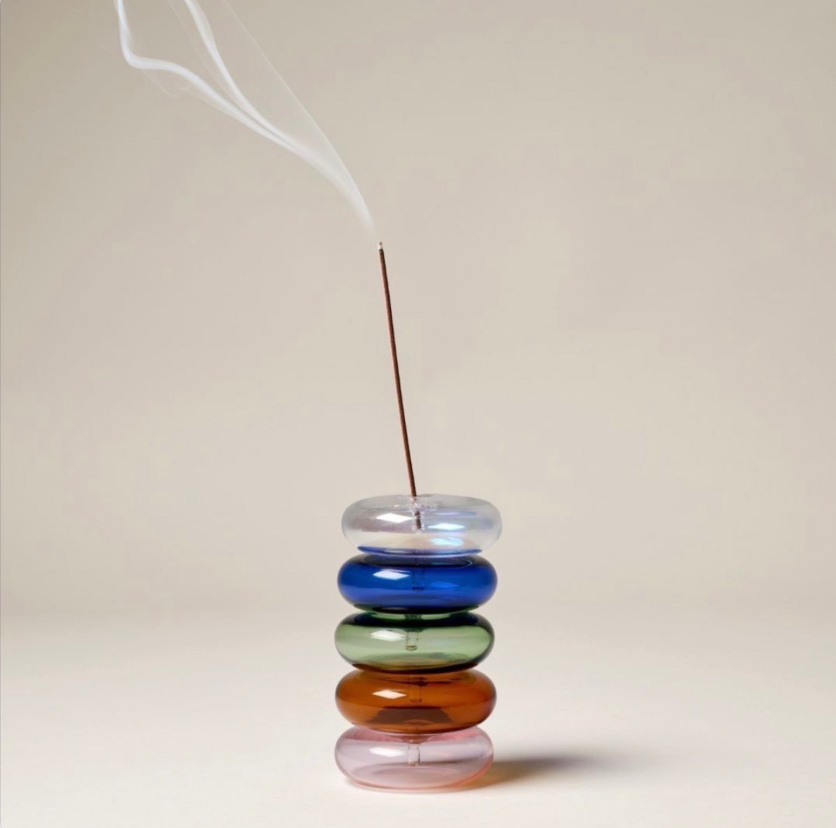 GENTLE HABITS　glass holder  インセンスホルダー　イリデセント