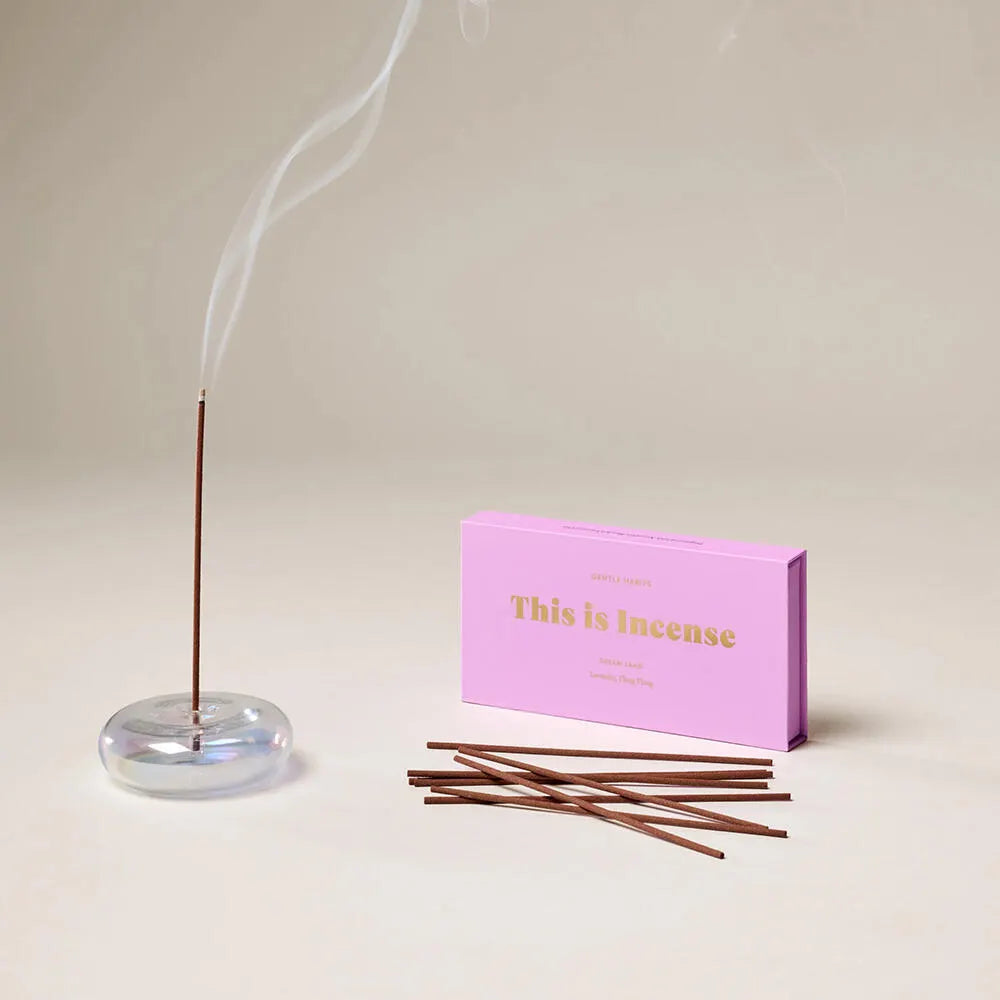 GENTLE HABITS　glass holder  インセンスホルダー　イリデセント