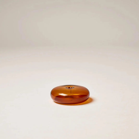 GENTLE HABITS　glass holder  インセンスホルダー　アンバー