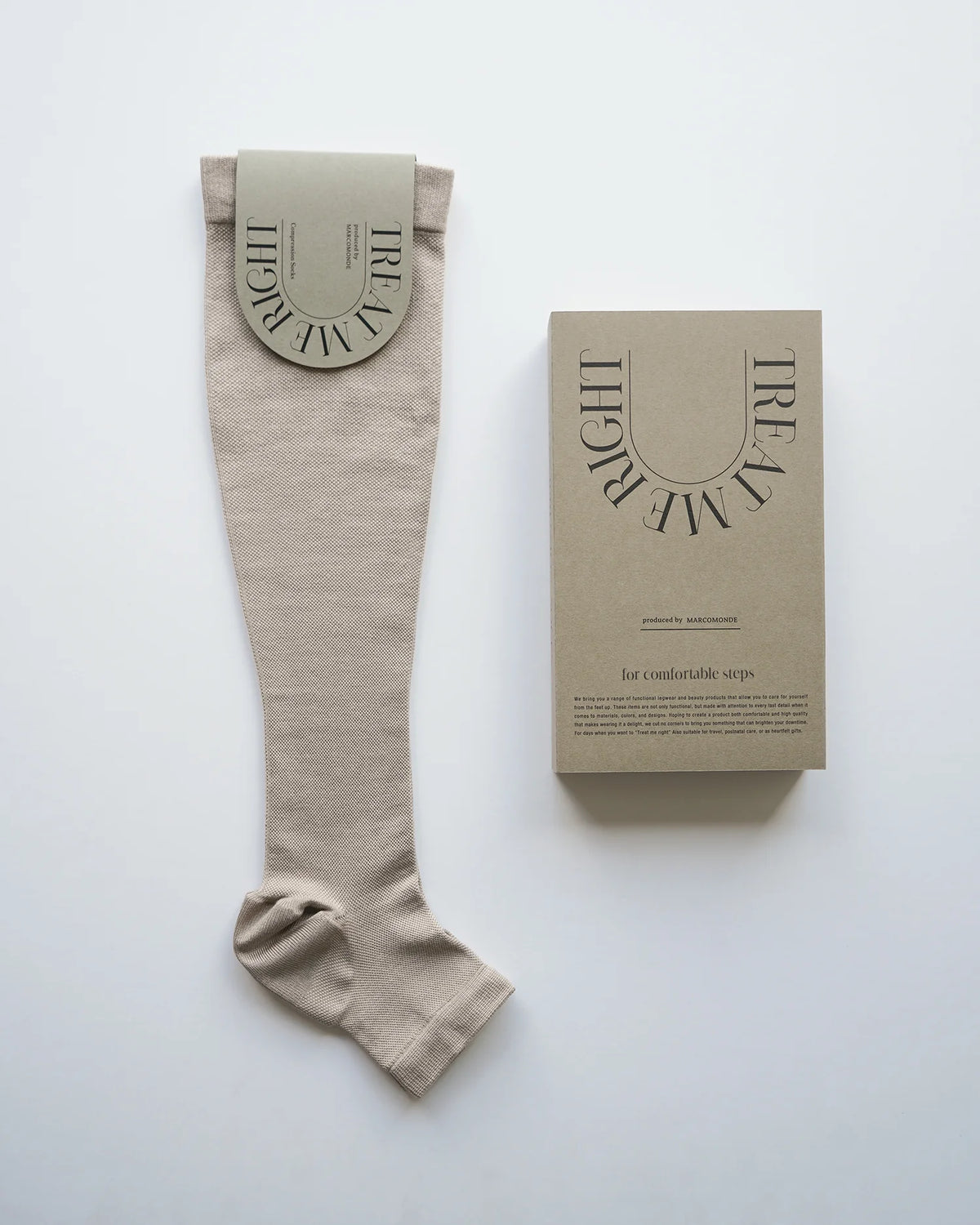 TREAT ME RIGHT  SILK COMPRESSION SOCKS