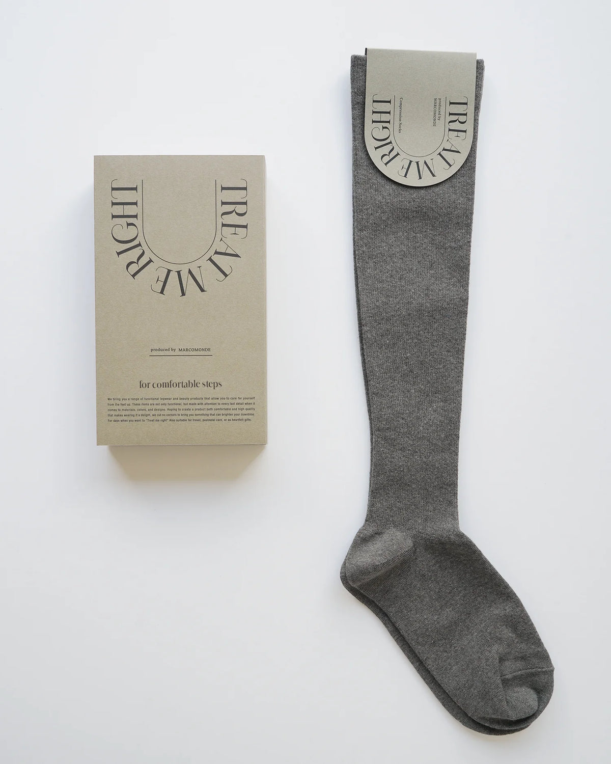 TREAT ME RIGHT  COTTON COMPRESSION SOCKS