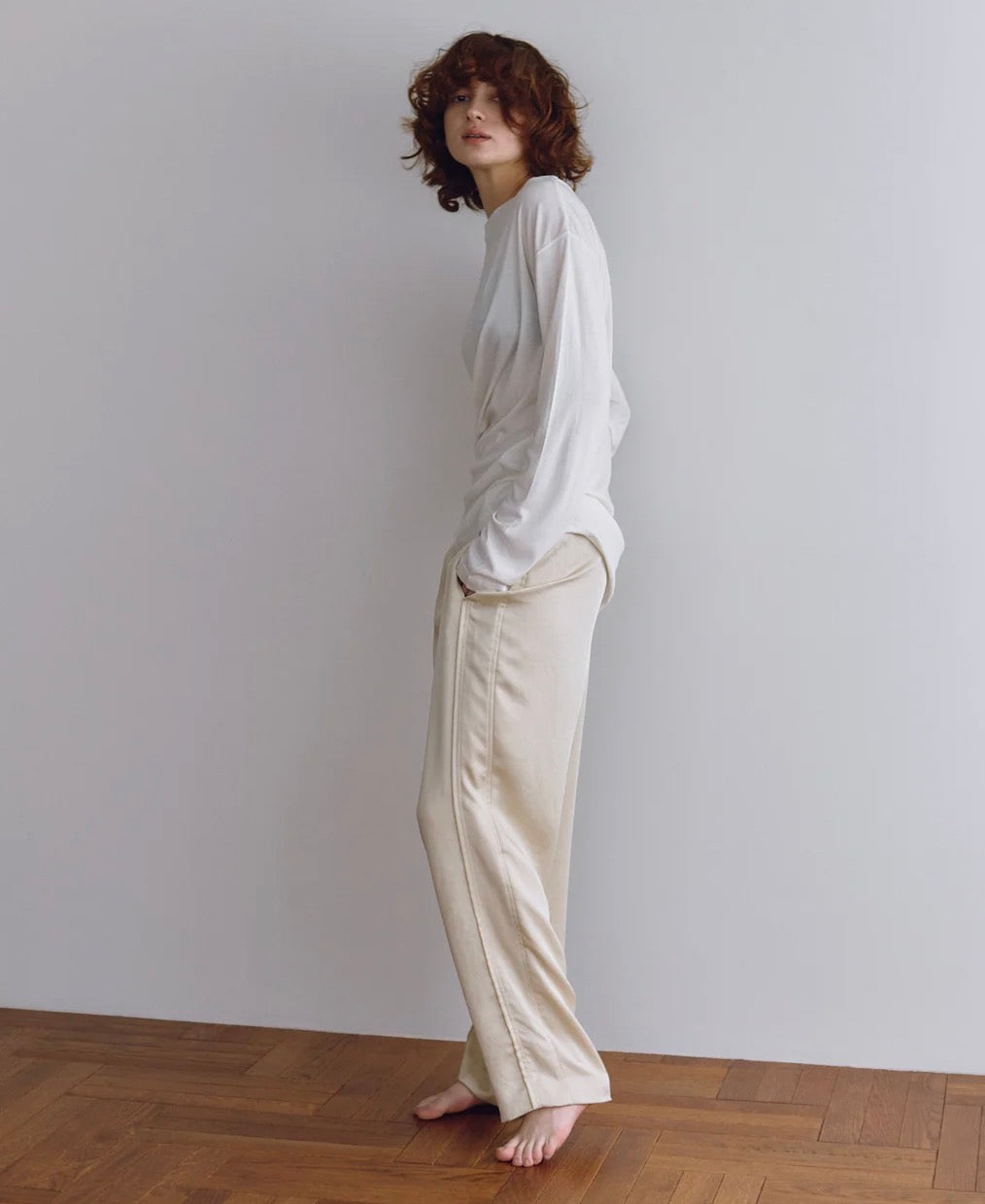 PALM   SHEER LONG T-SHIRT